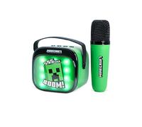 Otl - Light Up Wireless Karaoke Speaker W/ Microphone - Minecraft Toy NUOVO