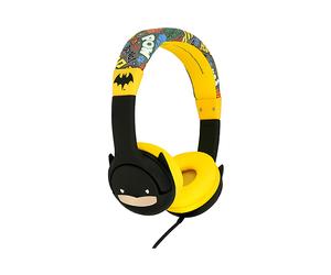 OTL Oceania Trading Batman per bambini CUFFIE, Nero