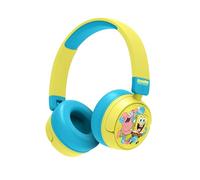 OTL Technologies Cuffie per bambini senza cavo Spongebob con controllo genitori del volume e cavo per la condivisione audio