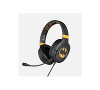 OTL Technologies DC Comics Batman Pro G1 Cuffie Cablato A Padiglione Giocare Nero, Oro