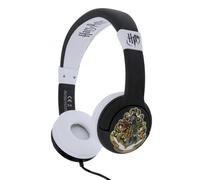 OTL Technologies Harry Potter Hogwarts Crest Kids Cuffie Cablato A Padiglione MUSICA Nero, Bianco