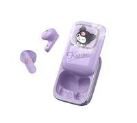 OTL Technologies Kuromi - Auricolari TWS scorrevoli con custodia di ricarica, Bluetooth 5.3, controllo touch, LED, USB-C, 6 ore di autonomia, auricolari in silicone