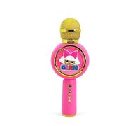 OTL Microfono wireless per karaoke LOL262 LOL Surprise Popsing con luce a LED e cambia-voce Rosa