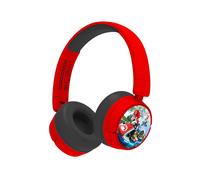 OTL TECHNOLOGIES Mario Kart CUFFIE BLUETOOTH, Rosso