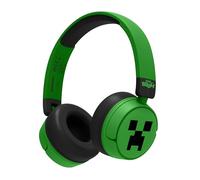 OTL Technologies Minecraft Creeper per bambini senza cavo con controllo genitori del volume e cavo per la condivisione audio