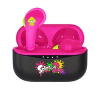 OTL TECHNOLOGIES Nintendo Spatoon 2 AURICOLARI WIRELESS, Nero, Rosso