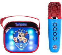 OTL Technologies Mini altoparlante per karaoke Paw Patrol LED wireless con microfono Bluetooth Blu