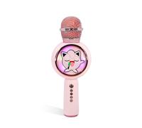 OTL Technologies Pokemon Jiggly Puff Popsing - Microfono wireless per karaoke con luce LED, con modalità cambia voce, colore: rosa