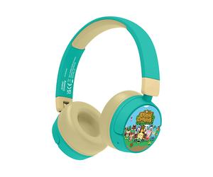 OTL TECHNOLOGIES V2 ANIMAL CROSSING CUFFIE WIRELESS, Blu e Bianco