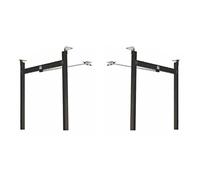 Otm Gambe Pieghevoli Kit 2 Gambe Pieghevoli cm 60 per Tavolo Set Birreria fai da te