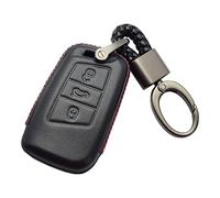 OTMIK Auto in pelle Smart Key Protector Case Cover Key Bag Keychain per VW Volkswagen Skoda Superb Magotan Passat B8 A7 Golf Key Shell Accessories