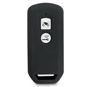 OTMIK Cover per Chiave Auto in Silicone Caso Compatibile con Honda X ADV SH 125 150 300 Forza PCX Accessori per Coperture Chiave Moto (Nero B)