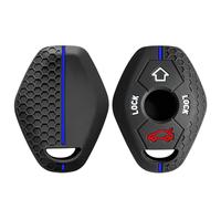 OTMIK Custodia in silicone per chiavi auto adatta bmw X3 X5 Z3 Z4 3 5 7 Serie E38 E39 E46 E83 E53 M5 325i 330i Accessori portachiavi (Linea Blu)