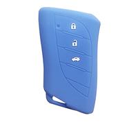 OTMIK Custodia in silicone per la copertura della chiave dell'auto adatto per Lexus UX250 UX260 es es350 UX200 UX250h ES200 ES300h ES350 US200 accessori guscio chiave (3 Pulsanti Blu cielo)