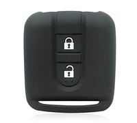 OTMIK Custodia in Silicone per la Copertura della Chiave dell'Auto adatto per Nissan Tiida X-Trail Pathfinder Navara Qashqai Primera p12 Kashkay J10 (Nero)