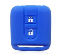 OTMIK Custodia in Silicone per la Copertura della Chiave dell'Auto adatto per Nissan Tiida X-Trail Pathfinder Navara Qashqai Primera p12 Kashkay J10 (Blu)