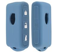 OTMIK Custodia in silicone per la copertura della chiave dell'auto adatto per Volvo S60 S90 XC40 XC60 XC90 V60 V90 T6 T8 Accessori per il guscio della chiave (Blu Foschia)