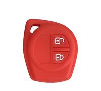 OTMIK Custodia in Silicone per la Copertura della Chiave Dell'auto per Suzuki Jimny Grand Vitara Swift IV SX4 Classic Liana Celerio 2 pulsanti Supporto per Guscio Remoto (Rosso)