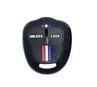 OTMIK Tricolore in silicone auto chiave copertura Custodia adatta per Mitsubishi Evolution Lancer EX Grandis Outlander Triton Pajero ASX chiave Shell accessori (2 Pulsanti)