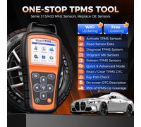 OTOFIX TireGo 808 Strumento di programmazione TPMS Strumento di ripristino TPMS Attiva tutti i programmi dei sensori MX-Sensor 315 Monitor della pressione dei pneumatici 433 MHz