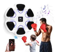 OtoLuxa Music Boxing Machine, Beatpunch Machine de Boxe Musicale 3 modalità di velocità Macchina da Box Musicale Pugile con Guanti da Boxe - LED Parete Tira Pugni con Musica (Adulto)