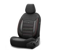 Otom Autovetture Coprisedile Anteriore e Posteriore Serie / Kit nero/grigio