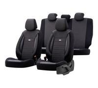 otoM Coprisedili universali in Tessuto 'SelectedFit Sports' Nero - 11 Pezzi - compatibili con airbag Laterali