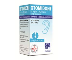 Otomidone 25 Mg/Ml + 28,8 Mg/Ml Gocce Auricolari Flacone Da 10 Ml