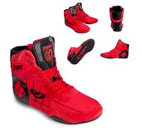 Otomix Ninja Warrior, Scarpe da Palestra per allenamenti, Boxe. Alte, con Fondo Piatto. Stivali Professionali Olimpici per Sollevamento Pesi, Bodybuilding, Deadlift, Lotta e Powerlifting