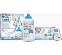 Otosan Kit lavaggio nasale Aurora – 30 bustine con bottiglia, sollievo da allergie e raffreddore