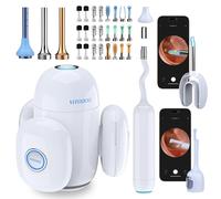 Otoscopio Di Set Famiglia, Pulizia Orecchie Con Fotocamera Flessibile Da 10 MP E