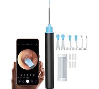 Otoscopio Illuminato Wireless Professionale, Telecamera Auricolare HD Da 600 W Pixel, Detergente Per Orecchie Ultra Fine Con Lente Da 3,5 Mm, Per Animali, Persone