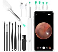 Otoscopio, Pulisci Orecchie Con Telecamera, 1296P HD Orecchie Pulizia Orecchie R