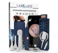 Otoscopio Pulizia Orecchie Multifunzione UdiGuard Pro-Clean - Versatile e Ideale per Pulizia e Rimozione del Cerume - Flessibile Impermeabile Digitale con Corpo in Silicone e Telecamera HD