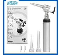 Otoscopio Veterinario professionale LED 3V testa aperta con coni in acciaio inox