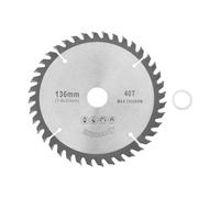 OTOTEC 1 set di lame per sega circolare TCT specializzate, 136 x 20 x 1,6 mm, 40 denti, compatibile con Makita DSS501Z MAX 7000 giri/min per tagliare legno, plastica, alluminio, rame