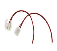 OTOTEC 10x 8mm Connettori per Cavi PCB a Luce di Striscia a 2 Pin a LED 3528 Adattatore Monocolore