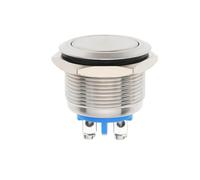 OTOTEC 1PC 22mm Pulsante Momentaneo Interruttore Di Avviamento In Acciaio Inossidabile DC 5A 250V AC Profondità Filettatura 13mm Per Auto Moto Barche Interruttore Di Contatto Momentaneo