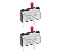 OTOTEC 2 interruttori di protezione da sovraccarico di circuito, interruttore di ripristino manuale, interruttore termico push-to-reset 914266-01 2A 125/250 V, compatibile con Dyson DC25