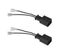 OTOTEC 2 Pezzi Adattatore Cavo Altoparlante Per Auto Spina Speciale Per Clacson Compatibile Con Audi Cablaggio Presa A Spirale Connettore Clacson Per Auto Cavo Nero
