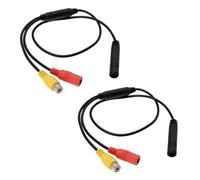 OTOTEC 2 Pezzi Cavo Adattatore Per Telecamera Posteriore 4 Pin Maschio A CVBS RCA Femmina Lunghezza Cavo Cablaggio Video 55,5 Cm Cablaggio Segnale Telecamera