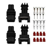 OTOTEC 2 set di connettori impermeabili per auto, 2 pin, con terminali per auto e moto