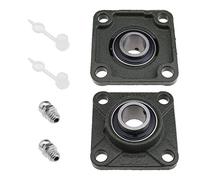 OTOTEC 25mm Cuscinetti del blocchetto di cuscino alesato UCF205 con ugello dell'olio autoallineante a 4 bulloni cuscinetto montato su flangia quadrata Per sistemi di trasporto Spin Machine
