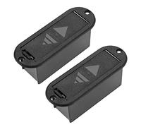 OTOTEC 2Pcs vano batteria 9V Active Guitar Pickup Battery Pack 9-Volt Battery Box Case Accessori per chitarra 81x29x30mm Stile A