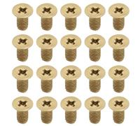 OTOTEC 30 viti a testa svasata a croce M4x8 in ottone Phillips viti a testa svasata in ottone viti per 1/2 '' cartuccia rubinetto computer, smartphone tablet