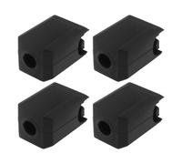 OTOTEC 4 calzini in silicone per stampante 3D, 21,5 x 13,5 x 11,5 mm, accessori per stampanti 3D, compatibili con Bambu Labs X1C P1P P1S X1, colore nero