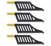OTOTEC 4 lame per seghetto alternativo con gambo a T, 112 mm x 32 mm x 1,2 mm, compatibili con Dewalt, compatibili con Bosch, 11 TPI