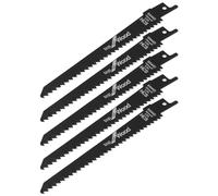 OTOTEC 5 lame HCS 6TPI per sega alternativa, compatibili con Parkside, dispositivo combinato 4 in 1, per tagliare legno, legno, plastica, ecc