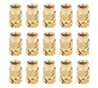 OTOTEC 50 Pezzi M3 Dadi Zigrinati Filettati 8 Mm L X 5 Mm OD Dadi Femmina In Ottone Per Stampa 3D