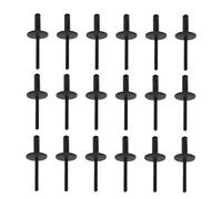 OTOTEC 50 Pezzi Rivetti Ciechi di Fissaggio Parafango Arco Ruota Paraurti Veicolo Clip di Ritenzione Modanatura Plastica Adatti per Foro 6mm 51717002953 Nero